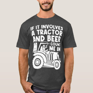 Camiseta Aquicultura De Tratores De Cerveja