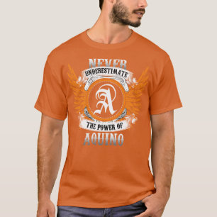 Camiseta Aquino Name Shirt Nunca Subestima O Poder Do