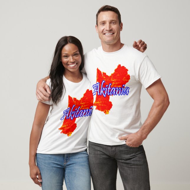 Camiseta Aquitaine - Akitania (Unissex)