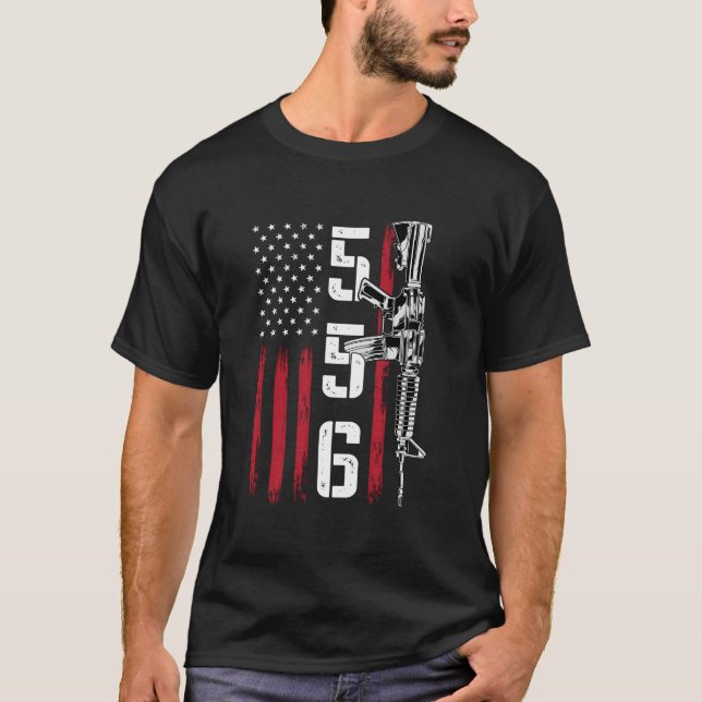 Camiseta Ar15 Rifle 2Nd Adt 556 Ar-15 Back (Frente)