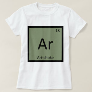 Camiseta Ar - Artichoke Vegetable Chemistry Mesa periódica