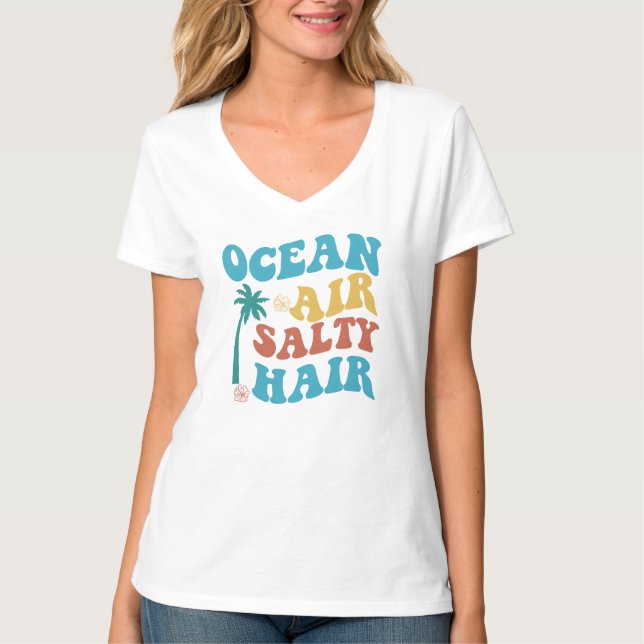 Camiseta Ar do Oceano - Cabelo Salgado (Frente)