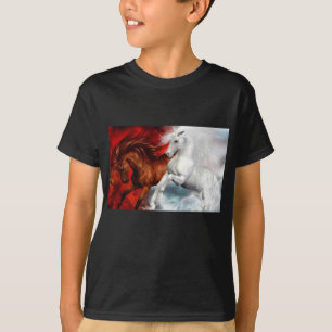 Camiseta ar e cavalos de incêndio