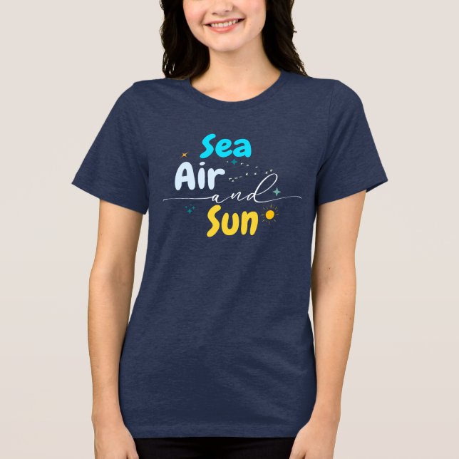 Camiseta Ar e Sol no Mar (Frente)