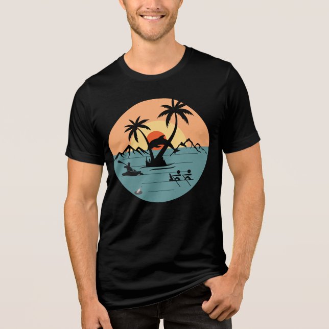 Camiseta Ar Oceânico e luz solar sem fim: Praia Life Tee (Frente)