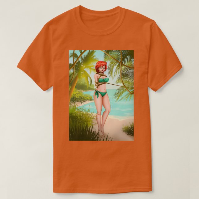 Camiseta Arabella Jungle Mulher Prisioneira (Frente do Design)