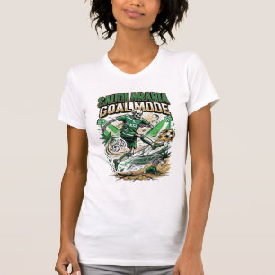 Camiseta Arábia Saudita Modo de Gol Esqueleto Atacante Naçõ