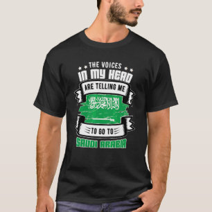Camiseta Arábia Saudita Na Minha Cabeça