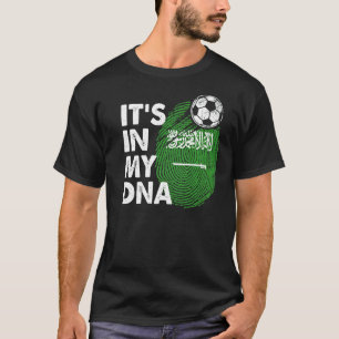 Camiseta Arábia Saudita No Meu Dna, Equipe De Bandeira Da A