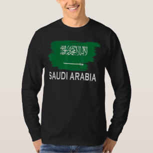 Camiseta Arábia Saudita País da Arábia Saudita Bandeira de