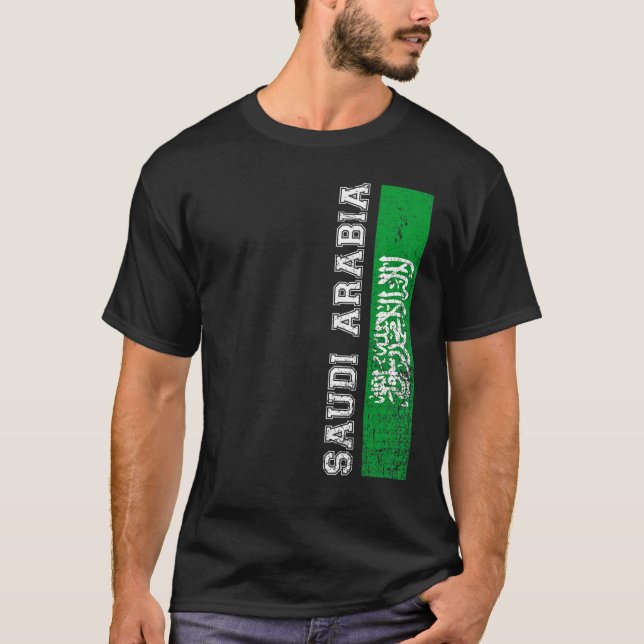 Camiseta Arábia Saudita: Patrimônio do Orgulho Saudita (Frente)