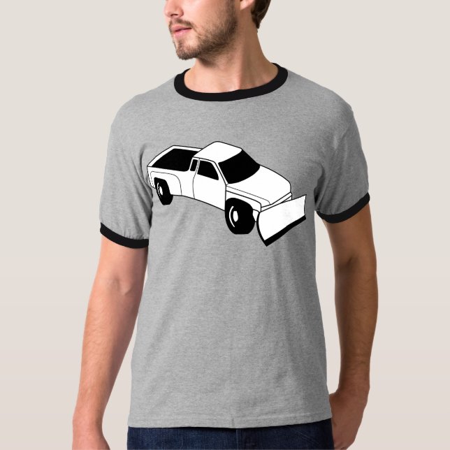Camiseta arado do caminhão da neve (Frente)