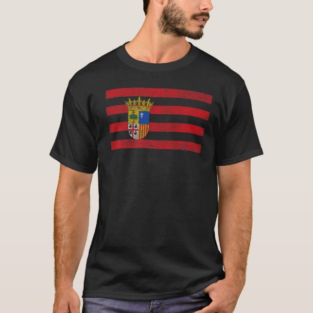 CAMISETA ARAGON FLAG ESPANHA ZARAGOZA (Frente)