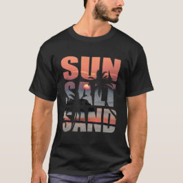 Camiseta Araha Beach, Okinawa Sunset, Camisa-T básica mascu