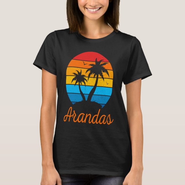 Camiseta Arandas Mexico Family Vacation Beach Tropical (Frente)