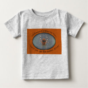 Camiseta Araneus Orb Weaver Spider Criança do Dia das Brux
