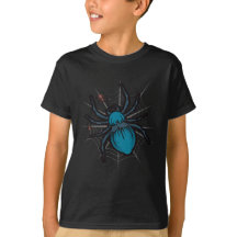 Aranha assustadora do Halloween na teia assustador