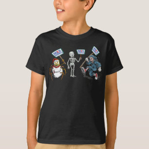 Camiseta Aranha Caveira do Morto em execução Skeleton Snow