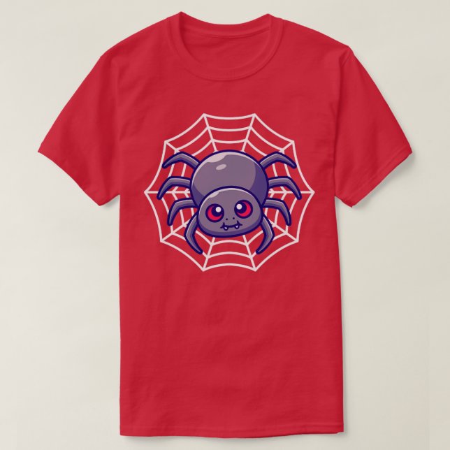 Camiseta Aranha-Coca-Cola Com Cartoon De Rede (Frente do Design)