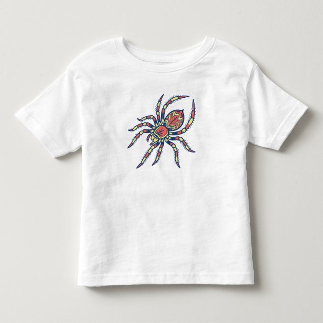 Camiseta Aranha Colorida (Frente)