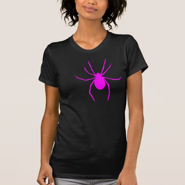 Camiseta Aranha cor-de-rosa (Frente)
