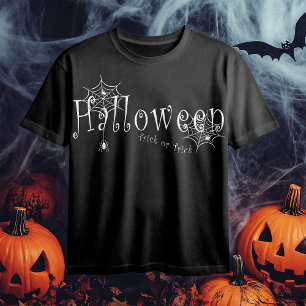 Camiseta Aranha de Halloween Assustador Projeto de Gincana