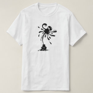Camiseta aranha de tinta