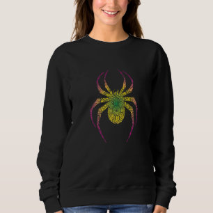 Camiseta Aranha Étnica Colorida Aracnídeos Aracnídeos Tara