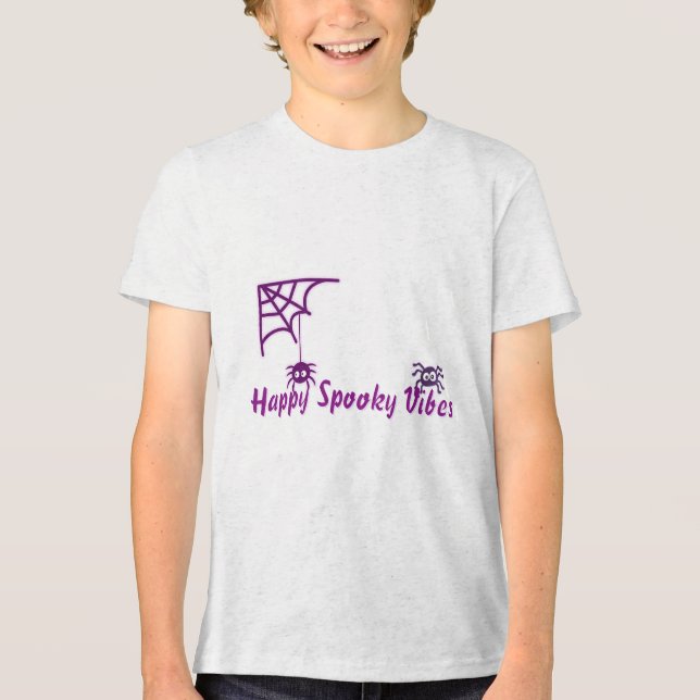 Camiseta Aranha 🕸️ Feliz Spooky (Frente)
