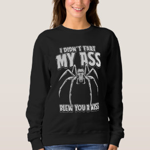 Camiseta Aranha Humorística Inseto Eu Não Peido Meu Bumbum