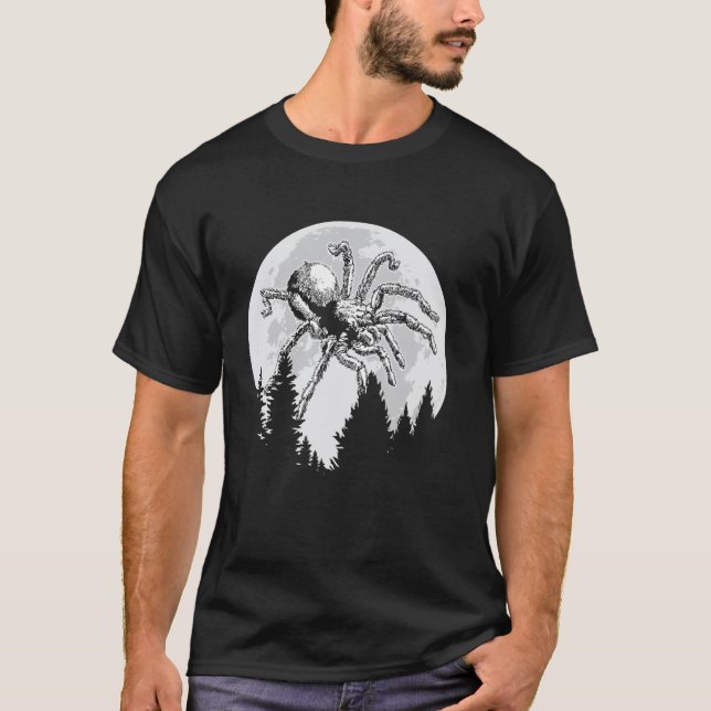 Camiseta Aranha Pássaro Tarântula Lua (Frente)
