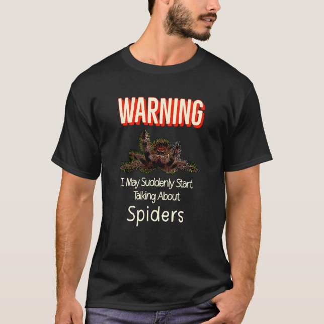 Camiseta Aranha Voadora Avisadora Spooder Mãe Spooder (Frente)