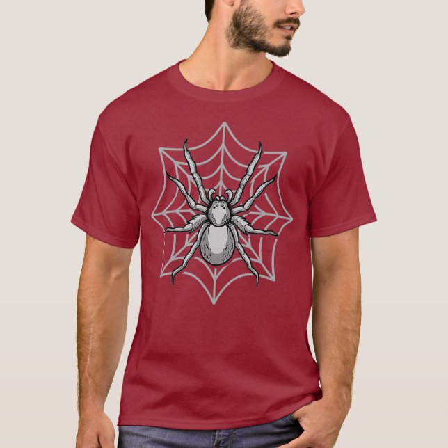 Camiseta Aranha Web Cobweb Arachnid Entomology - (Frente)