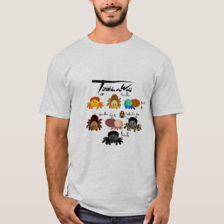Camiseta Aranhas Caranguejeiras do Mundo Aranha Fofa 