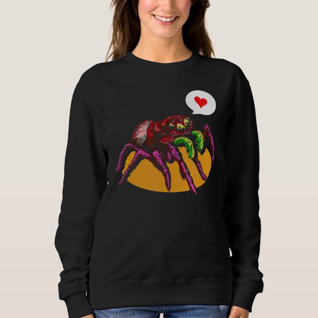 Camiseta Aranhas Corações de Aranha-de-Aranha-Cute Web Arac (Frente)