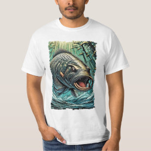 Camiseta Arapaima Gigas Monster Fish For EXTREME Pescador