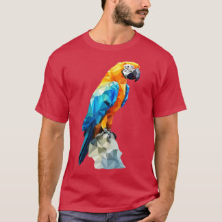 Camiseta Arara azul e dourada 26