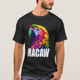 Camiseta Arara Colorido Passarinheiro Amante de Pássaros da