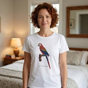 Camiseta Arara-vermelha, Ara macao