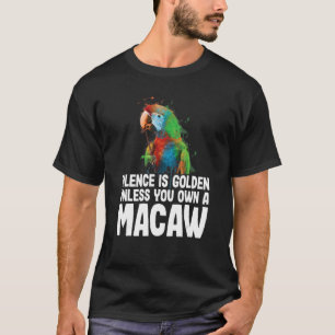 Camiseta Arara-vermelha Papagaio Colorido Pássaros Tropical