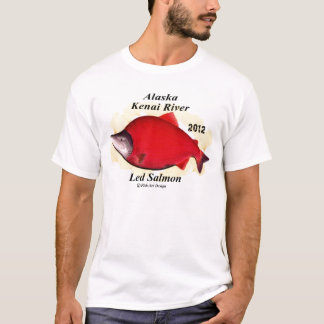 Camiseta ARASKA Kenai River Red Salmon 【HOKKAIDO JAPAN