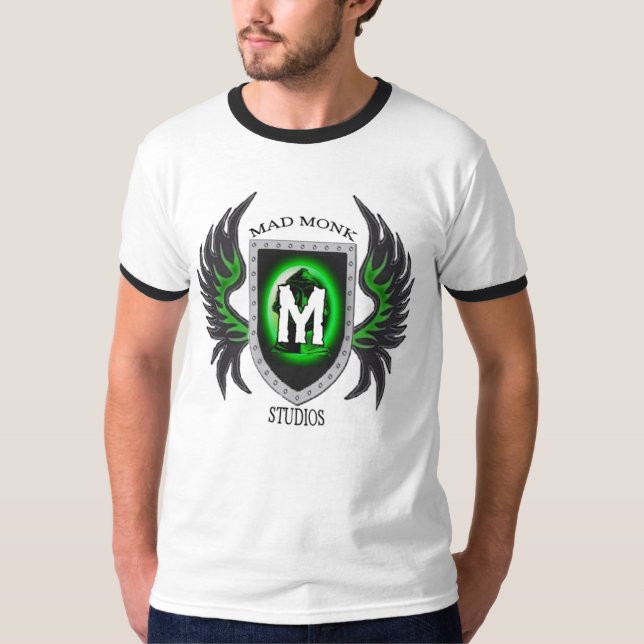 Camiseta Arauto louco dos estúdios da monge (Frente)
