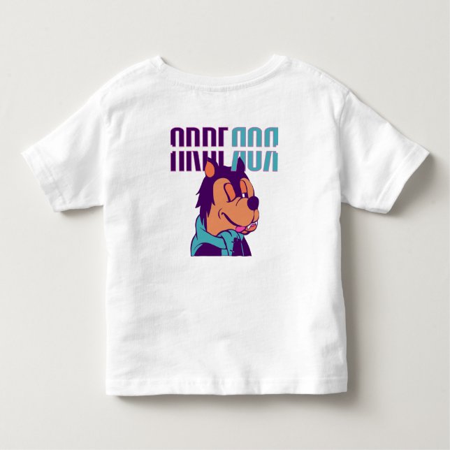 Camiseta Arberor Cartoon Toddler Fine Jersey (Verso)