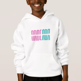 Camiseta Arberor Hoodie – Logotipo Gradiente Pastel & Play