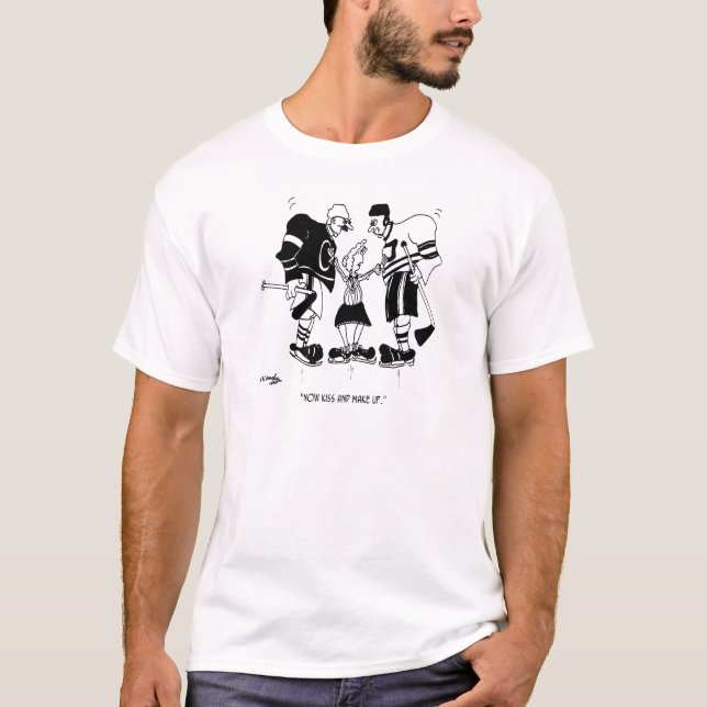Camiseta Árbitro Grandmotherly do hóquei (Frente)