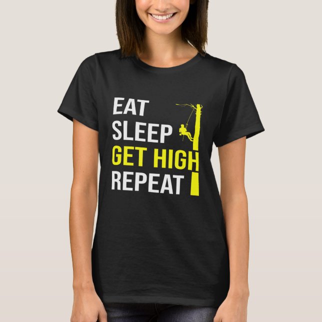 Camiseta Arborist Lumberjack Tree Cutter (Frente)