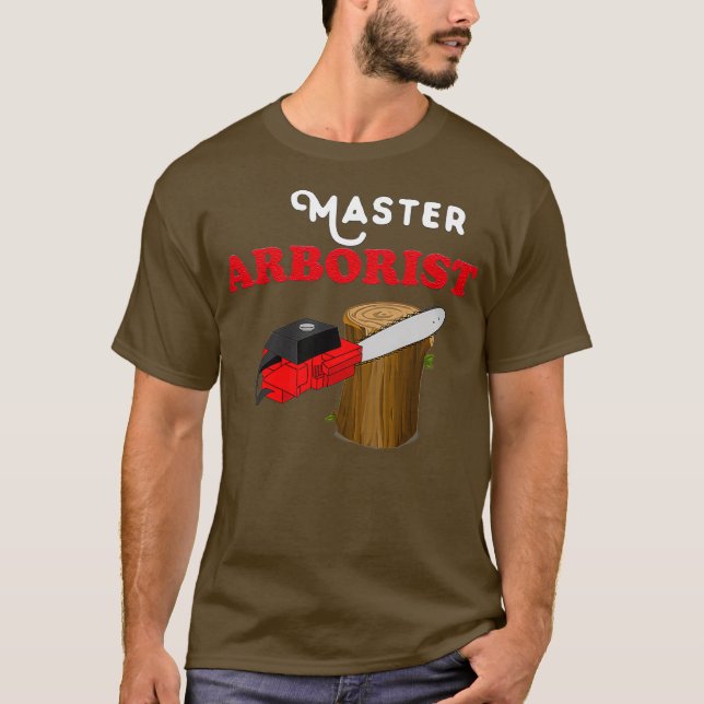 Camiseta Arborist tools tree surgeon Master Expert Pro (Frente)
