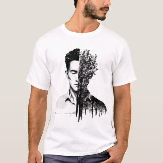 Camiseta Arbre metade da design humana