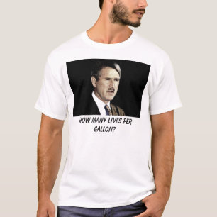 Camiseta arbusto, quantas vidas por o galão?