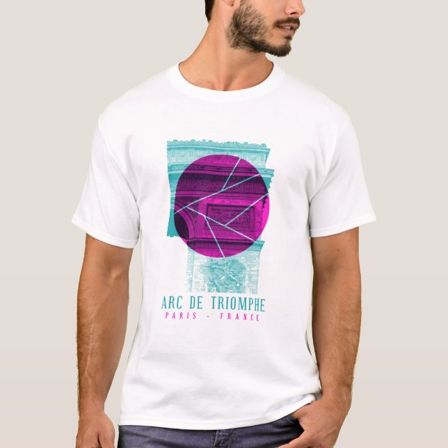 Camiseta Arc De Triomphe Paris França (Frente)